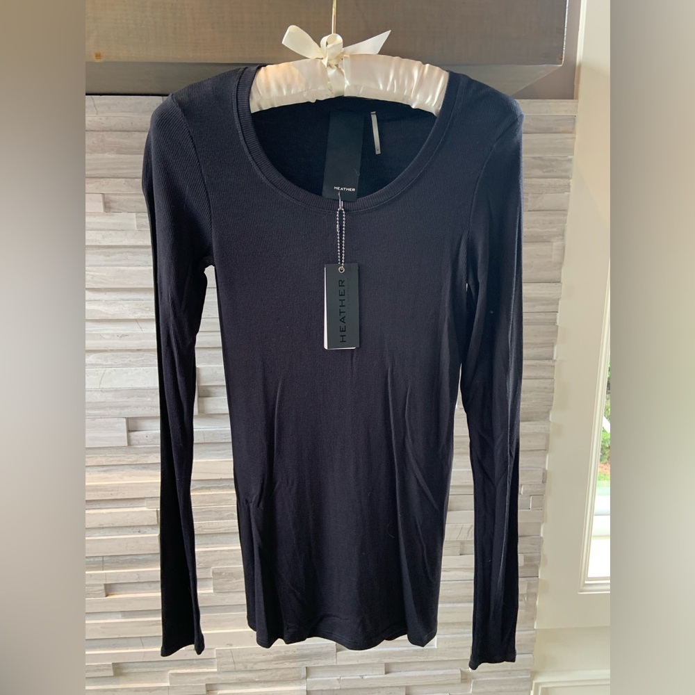 NWT Heather long sleeve tee